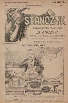 Stańczyk. 1923, nr 2