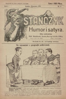 Stańczyk. 1923, nr 5