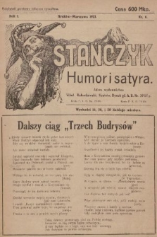 Stańczyk. 1923, nr 6