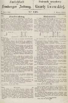 Amtsblatt zur Lemberger Zeitung = Dziennik Urzędowy do Gazety Lwowskiej. 1863, nr 148