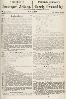 Amtsblatt zur Lemberger Zeitung = Dziennik Urzędowy do Gazety Lwowskiej. 1863, nr 159
