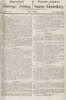 Amtsblatt zur Lemberger Zeitung = Dziennik Urzędowy do Gazety Lwowskiej. 1863, nr 161