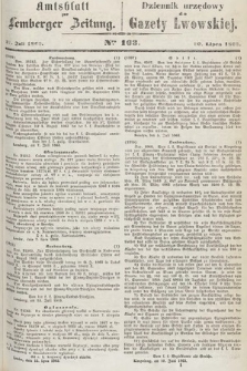 Amtsblatt zur Lemberger Zeitung = Dziennik Urzędowy do Gazety Lwowskiej. 1863, nr 163