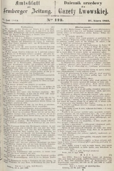 Amtsblatt zur Lemberger Zeitung = Dziennik Urzędowy do Gazety Lwowskiej. 1863, nr 173