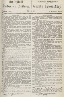 Amtsblatt zur Lemberger Zeitung = Dziennik Urzędowy do Gazety Lwowskiej. 1863, nr 175