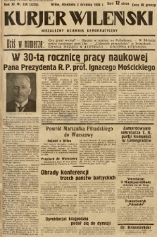 Kurjer Wileński : niezależny dziennik demokratyczny. 1934, nr 330