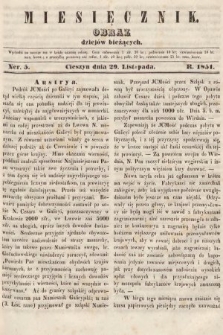 Miesięcznik : obraz dziejów bieżących. 1851, nr 5