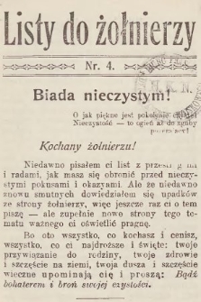 Listy do Żołnierzy. 1915, nr 4