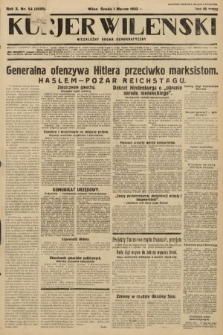 Kurjer Wileński : niezależny organ demokratyczny. 1933, nr 54
