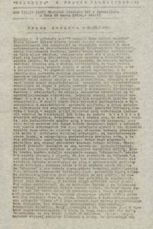 „Polonica” w Prasie Palestyńskiej. 1943, nr 72