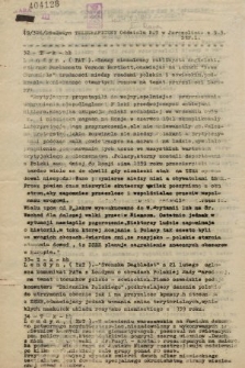 Biuletyn Telegraficzny Oddziału PAT w Jerozolimie. 1943, nr 49