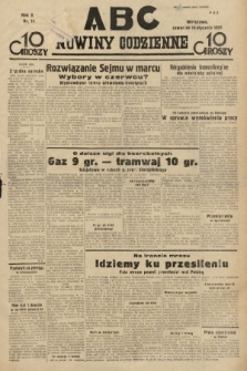ABC : nowiny codzienne. 1935, nr 11