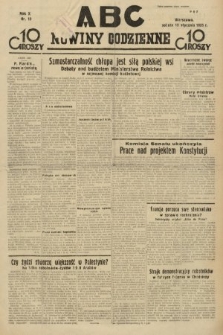 ABC : nowiny codzienne. 1935, nr 13