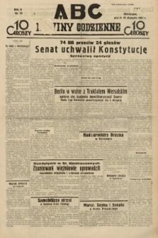 ABC : nowiny codzienne. 1935, nr 19