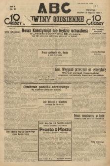 ABC : nowiny codzienne. 1935, nr 22