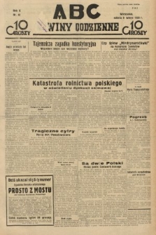 ABC : nowiny codzienne. 1935, nr 43