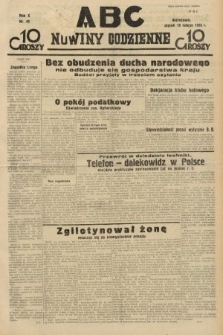 ABC : nowiny codzienne. 1935, nr 49