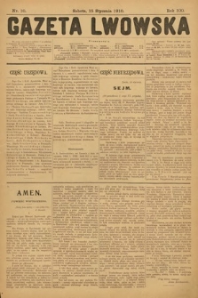 Gazeta Lwowska. 1910, nr 10