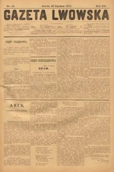 Gazeta Lwowska. 1910, nr 16