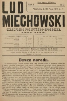 Lud Miechowski : czasopismo polityczno-społeczne. 1917, nr 3