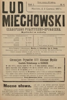 Lud Miechowski : czasopismo polityczno-społeczne. 1917, nr 4