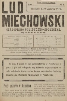 Lud Miechowski : czasopismo polityczno-społeczne. 1917, nr 8