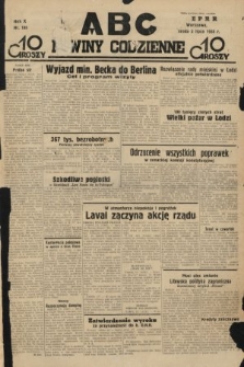 ABC : nowiny codzienne. 1935, nr 188