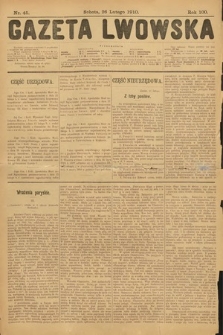 Gazeta Lwowska. 1910, nr 45