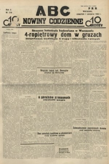 ABC : nowiny codzienne. 1935, nr 218
