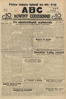 ABC : nowiny codzienne. 1935, nr 259