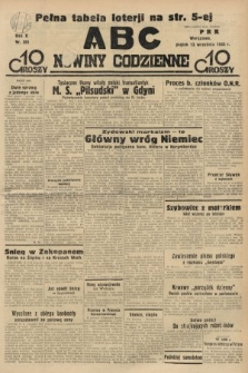 ABC : nowiny codzienne. 1935, nr 261
