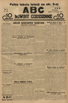ABC : nowiny codzienne. 1935, nr 265
