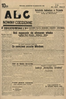 ABC : nowiny codzienne. 1935, nr 307