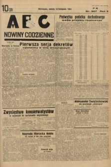 ABC : nowiny codzienne. 1935, nr 327