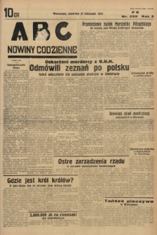 ABC : nowiny codzienne. 1935, nr 332