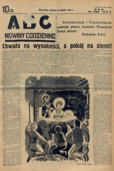 ABC : nowiny codzienne. 1935, nr 366