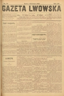 Gazeta Lwowska. 1910, nr 76