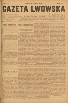 Gazeta Lwowska. 1910, nr 79