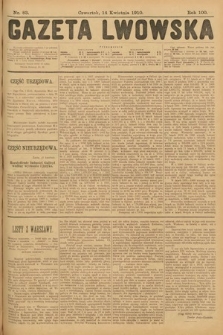 Gazeta Lwowska. 1910, nr 83