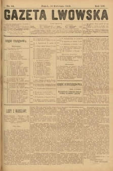 Gazeta Lwowska. 1910, nr 84