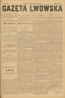 Gazeta Lwowska. 1910, nr 91
