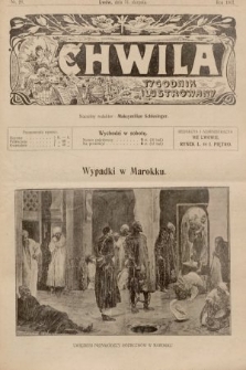 Chwila : tygodnik ilustrowany. 1907, nr 26