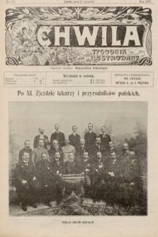 Chwila : tygodnik ilustrowany. 1907, nr 29