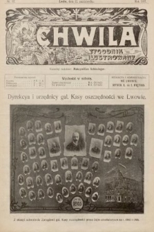 Chwila : tygodnik ilustrowany. 1907, nr 32