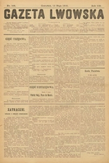 Gazeta Lwowska. 1910, nr 106