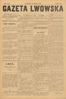 Gazeta Lwowska. 1910, nr 114