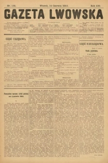 Gazeta Lwowska. 1910, nr 132