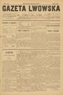 Gazeta Lwowska. 1910, nr 144
