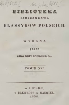 Dzieła Franciszka Karpińskiego. T. 5