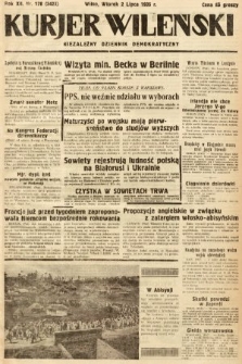 Kurjer Wileński : niezależny dziennik demokratyczny. 1935, nr 178